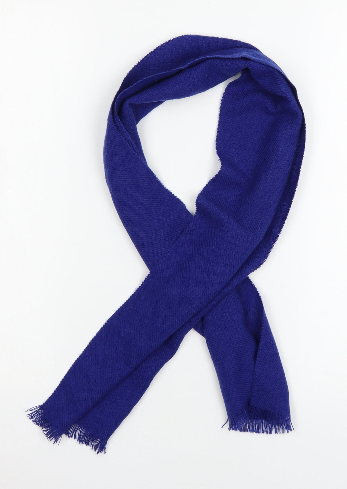 Preworn Womens Blue  Knit  Scarf