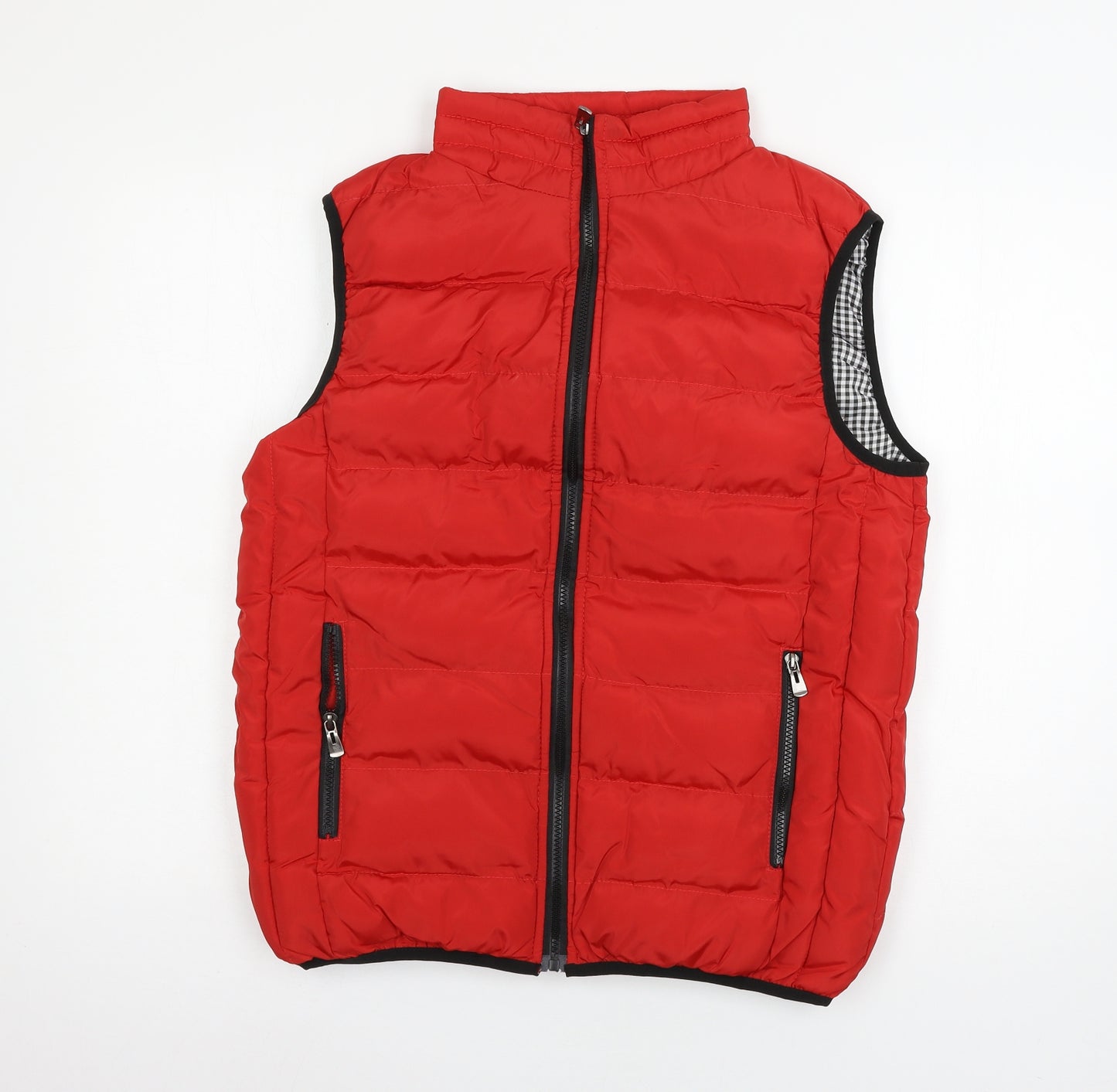 Preworn Womens Red   Gilet Coat Size XL