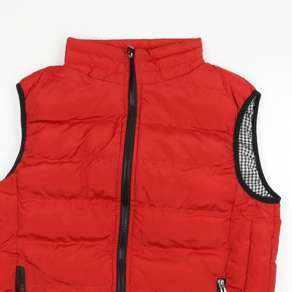 Preworn Womens Red   Gilet Coat Size XL