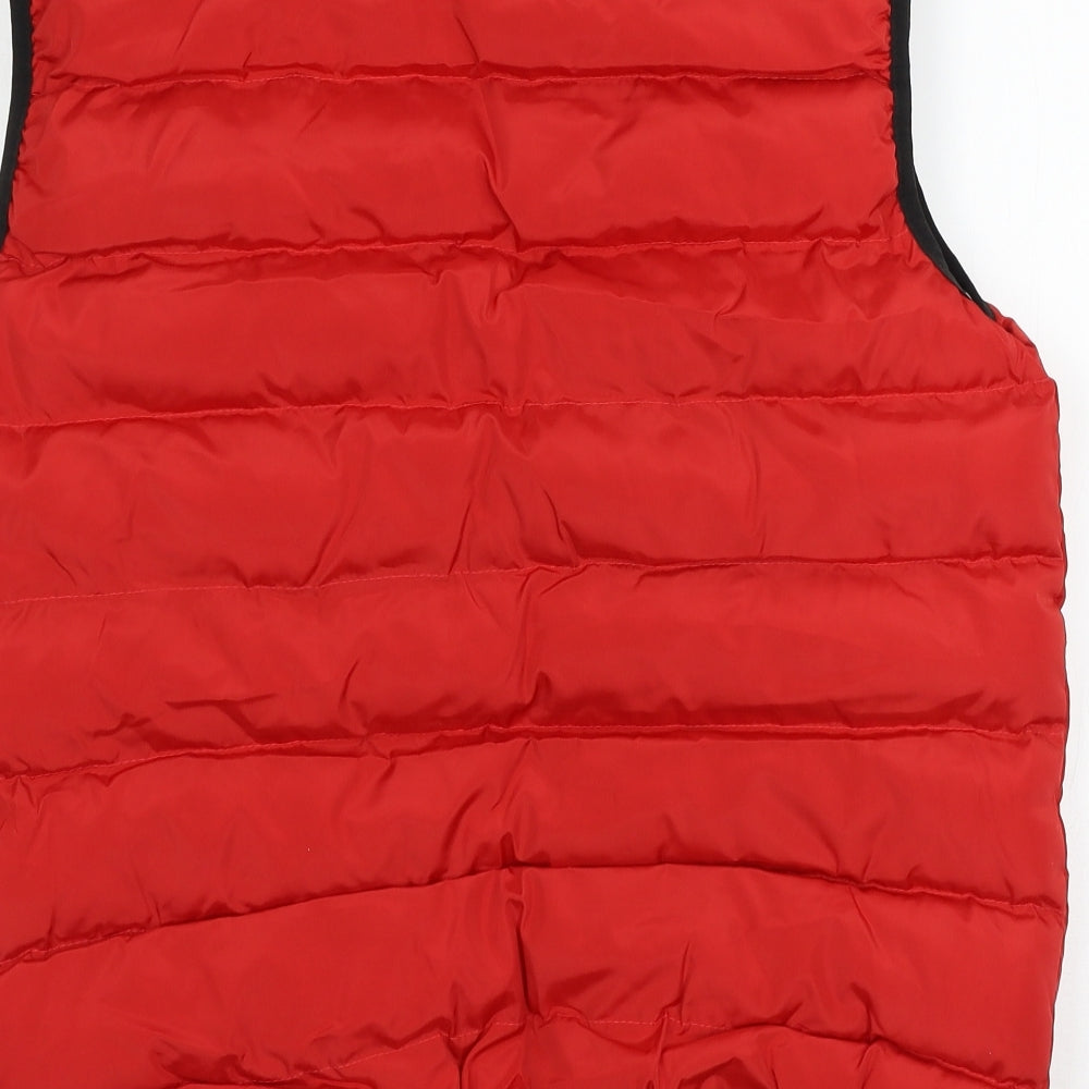 Preworn Womens Red   Gilet Coat Size XL