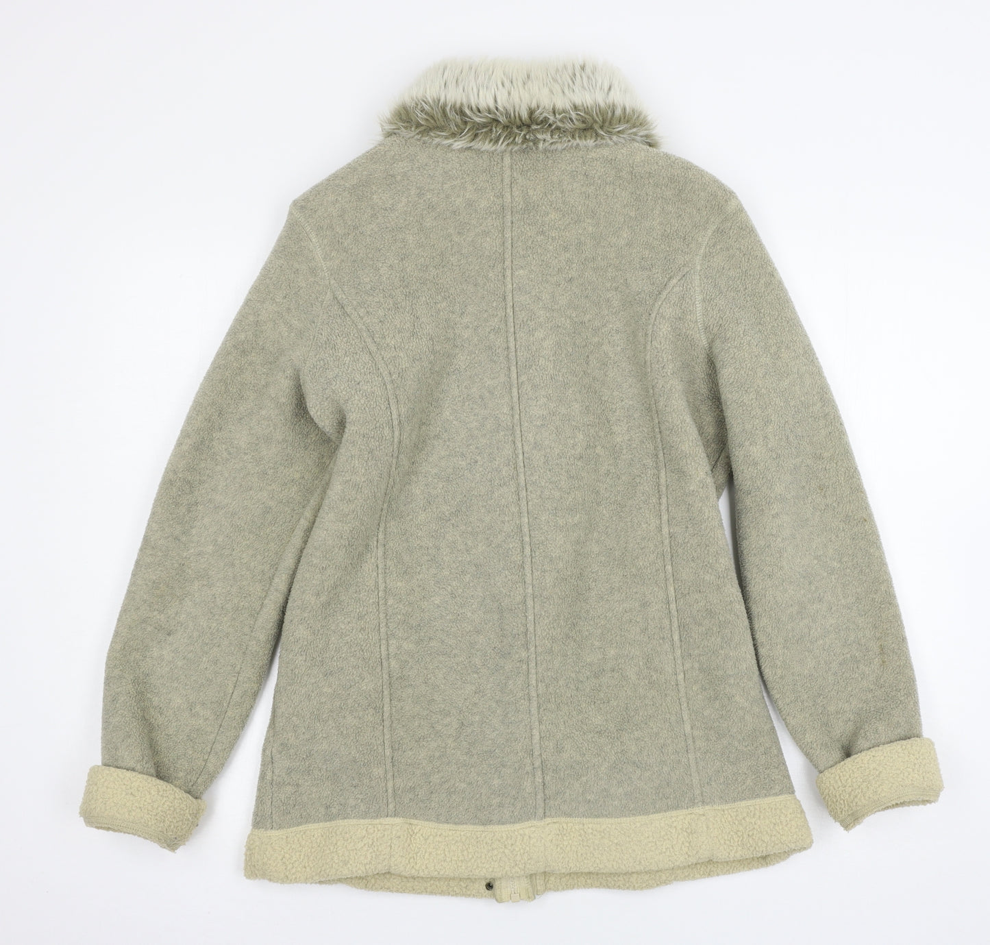 Marks and Spencer Womens Green  Fleece Jacket  Size 16