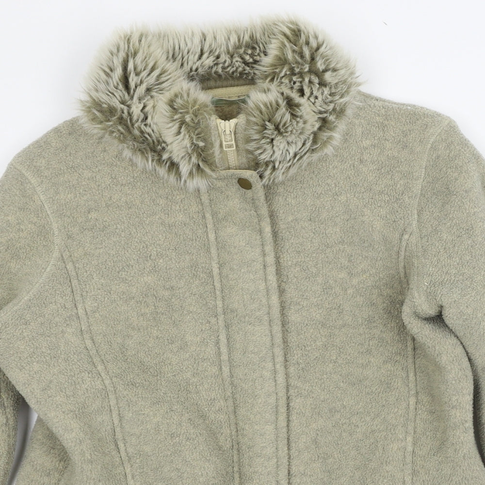 Marks and Spencer Womens Green  Fleece Jacket  Size 16