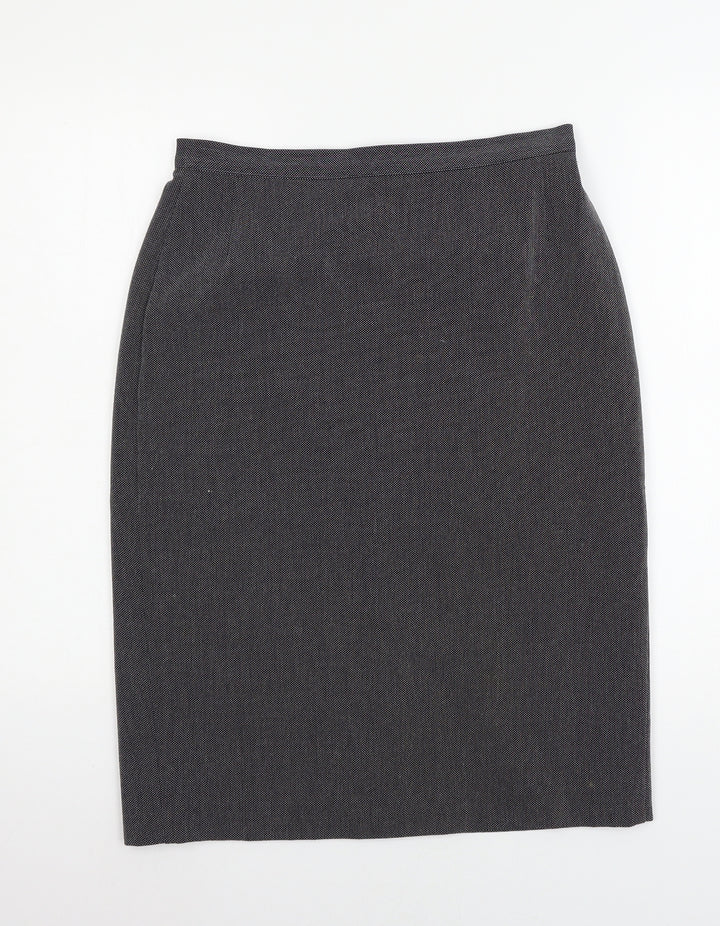Marks and Spencer Womens Green Polka Dot  A-Line Skirt Size 12