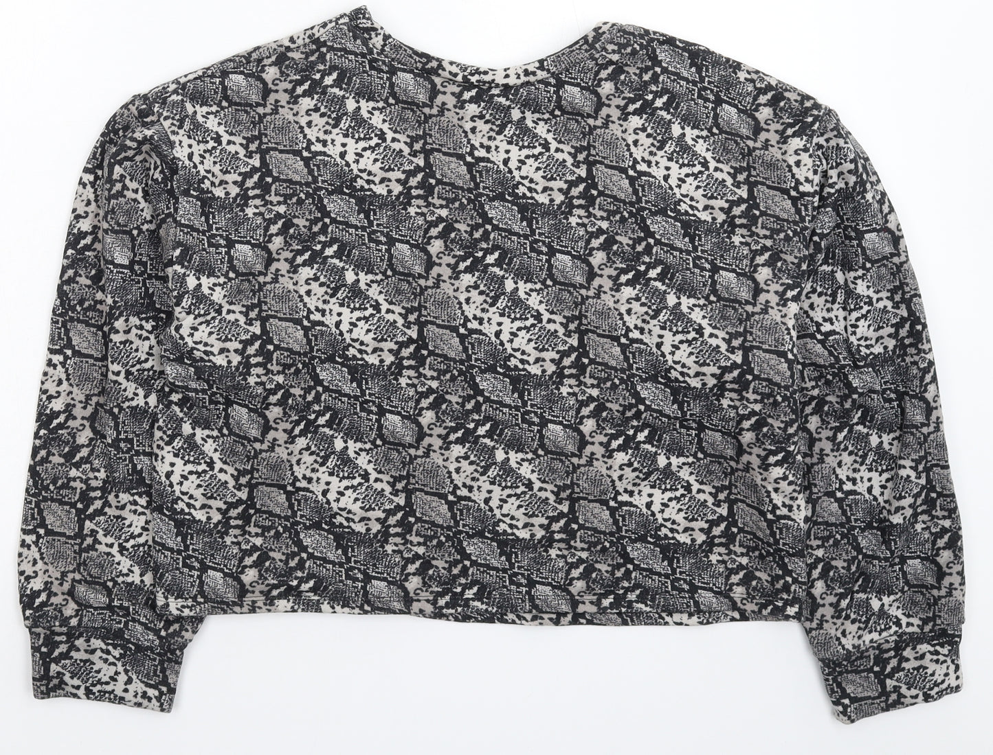 Zara Womens Multicoloured Animal Print  Pullover Sweatshirt Size M