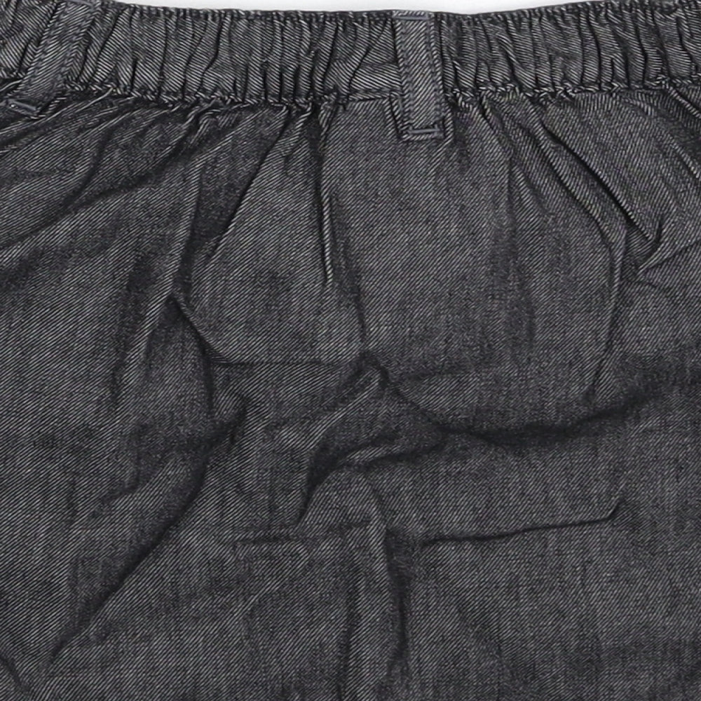 NEXT Girls Grey  Denim Flare Skirt Size 2-3 Years