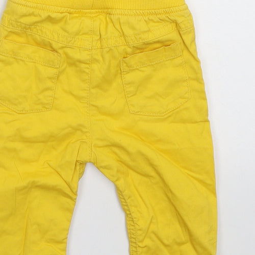 Marks and Spencer Baby Yellow   Capri Trousers Size 6-9 Months