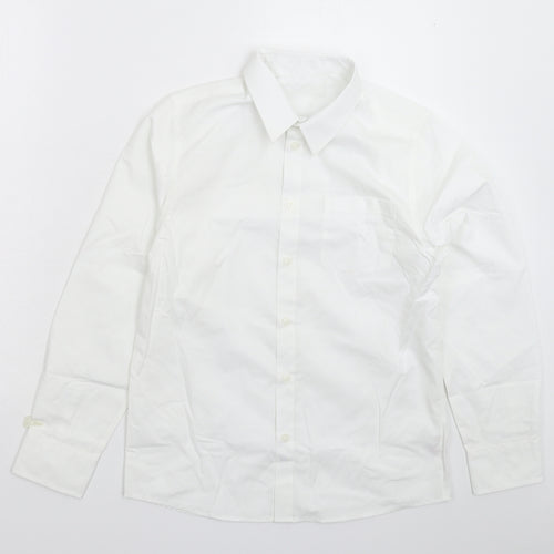 TU Boys White   Basic Button-Up Size 13 Years