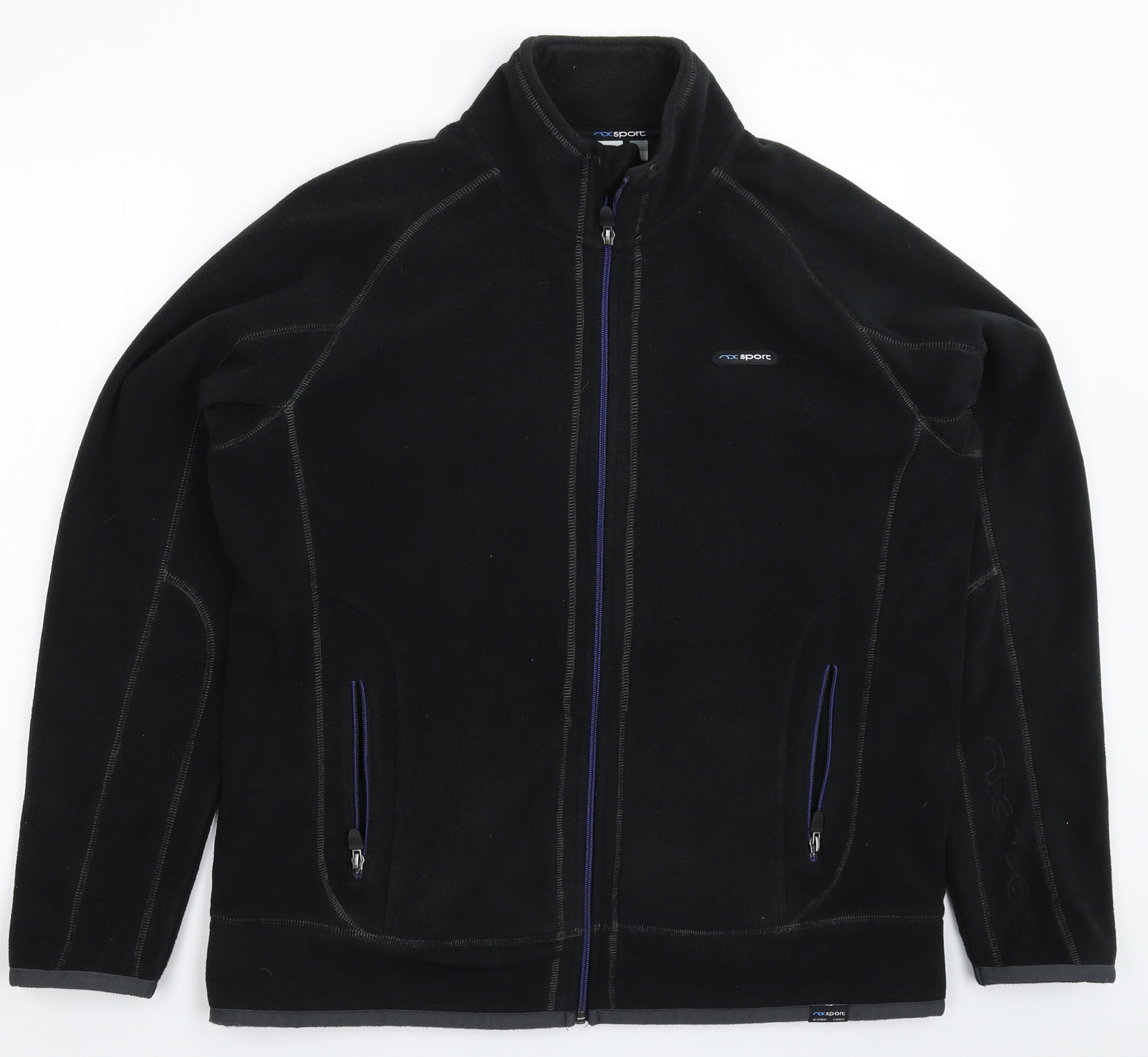 NEXT Mens Black  Fleece Jacket  Size L