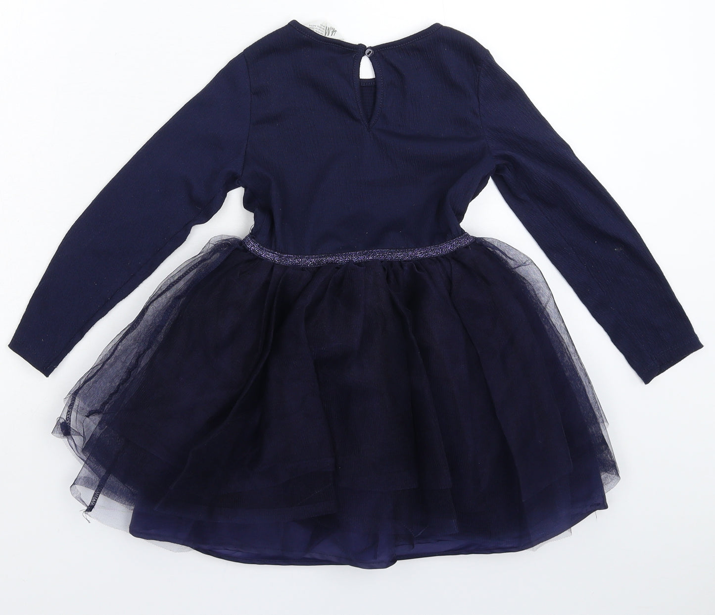 H&M Girls Blue   Tutu Dress  Size 5-6 Years