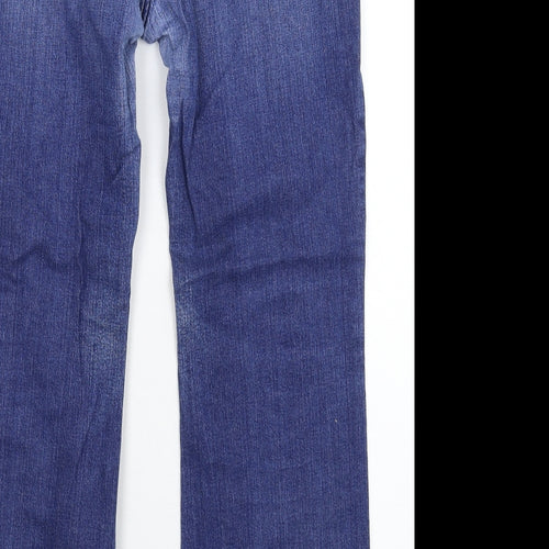 Marks and Spencer Womens Blue  Denim Bootcut Jeans Size 36 in L28 in