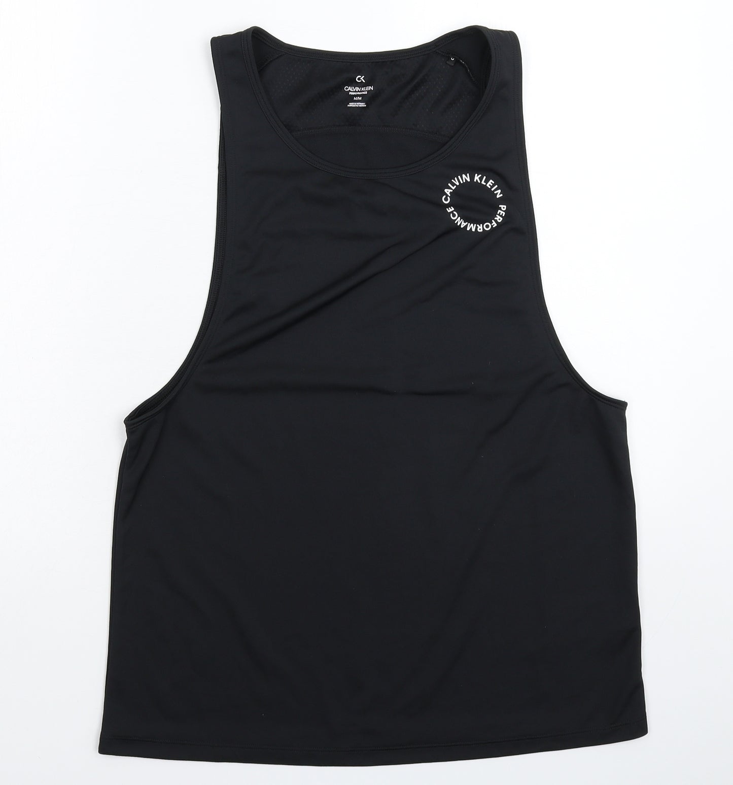 Calvin Klein Mens Black   Jersey Tank Size M