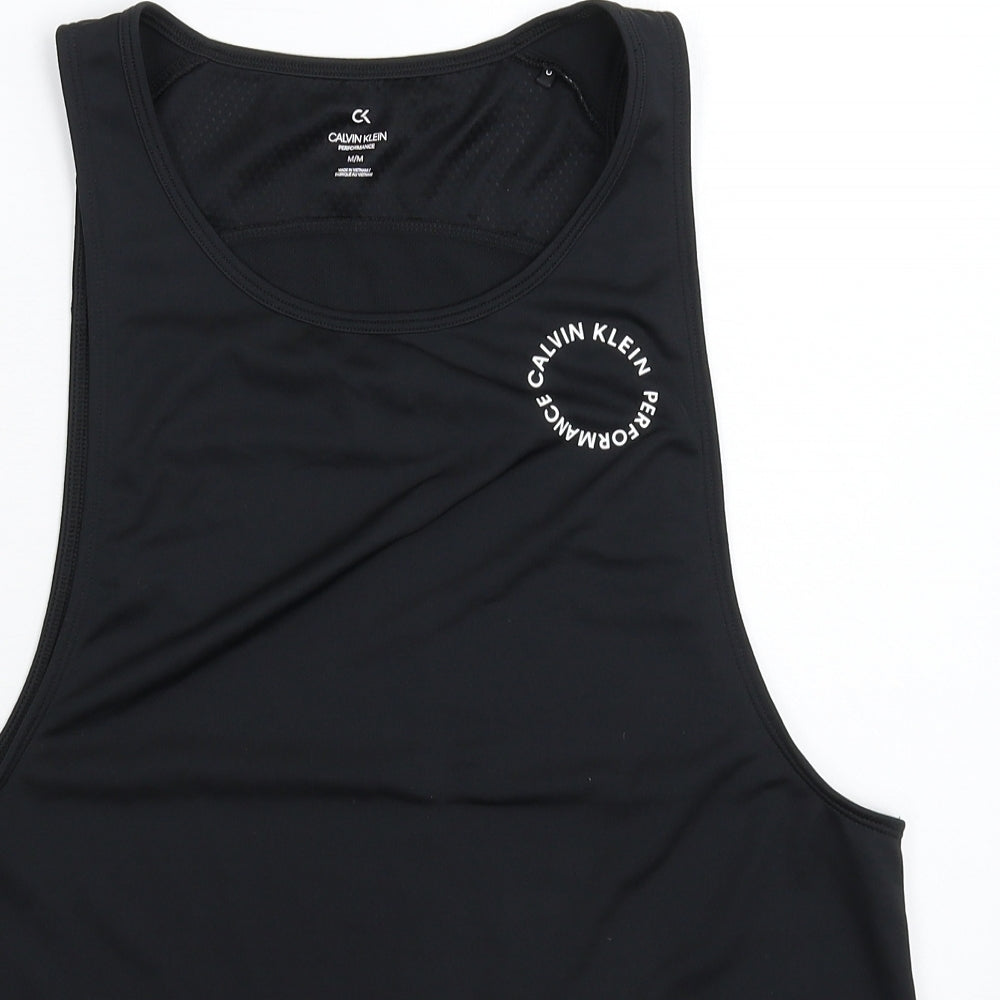 Calvin Klein Mens Black   Jersey Tank Size M