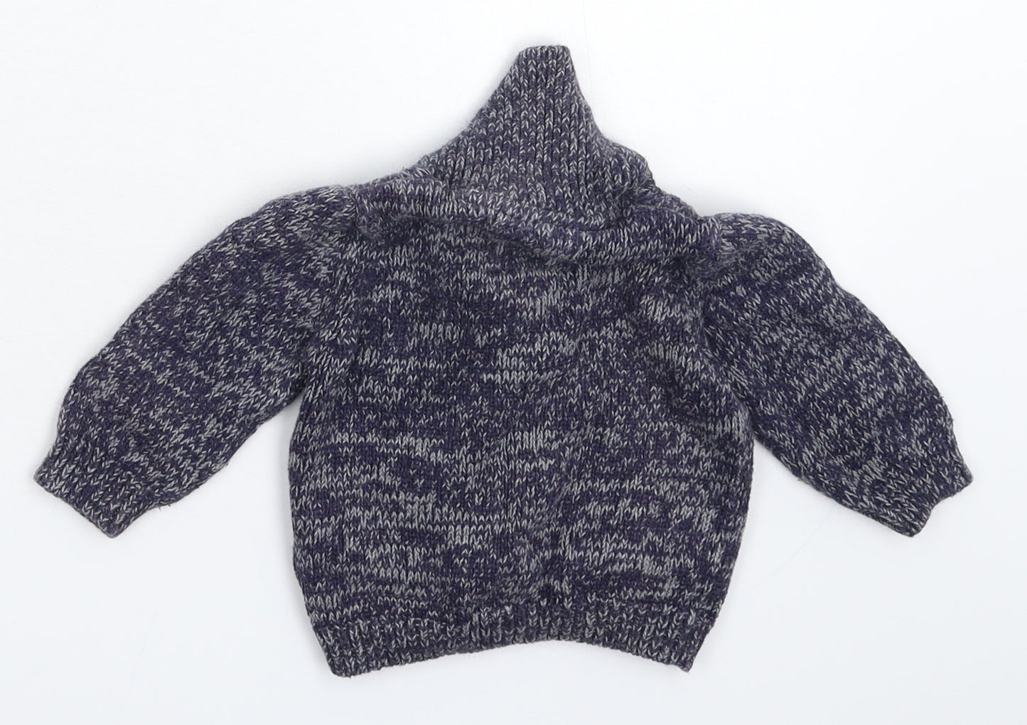 Marks and Spencer Baby Blue  Knit Cardigan Jumper Size 6-9 Months