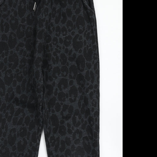 NXT Girls Grey Animal Print  Jogger Trousers Size 9 Months