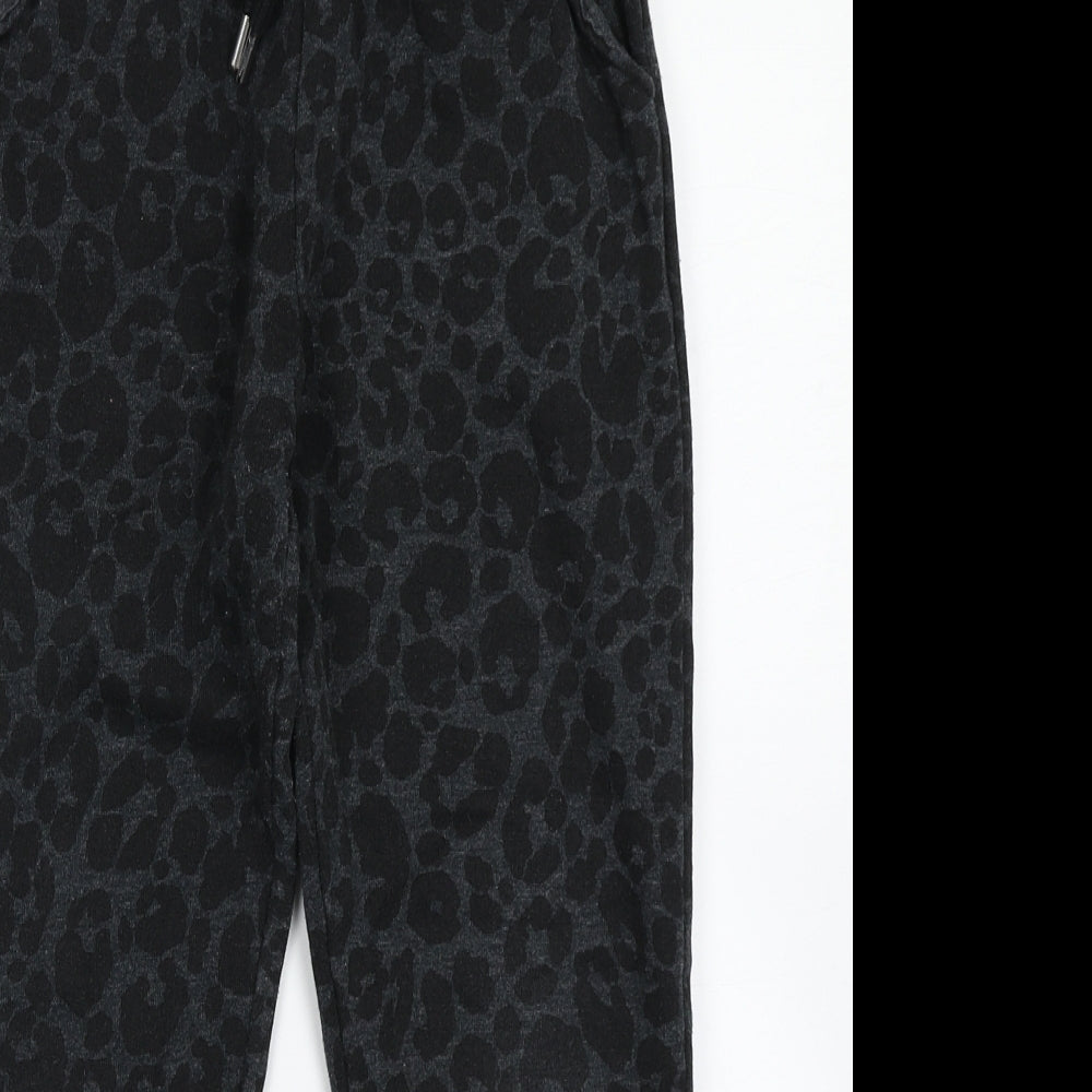 NXT Girls Grey Animal Print  Jogger Trousers Size 9 Months