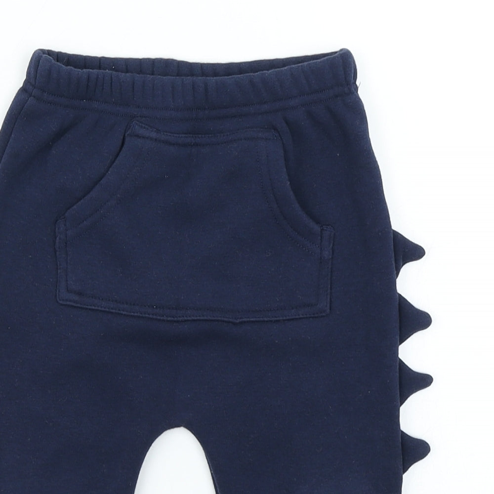 TU Boys Blue   Jogger Trousers Size 12-18 Months  - Dinosaur