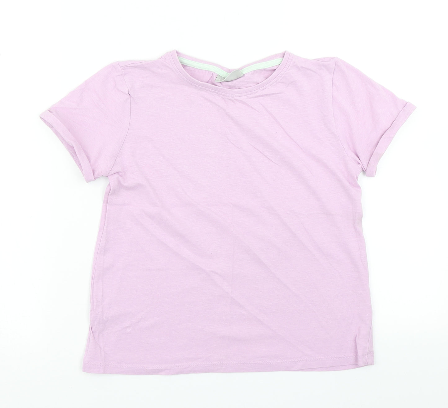 Matalan Girls Purple   Basic T-Shirt Size 9 Years