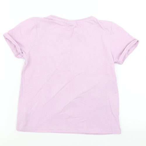 Matalan Girls Purple   Basic T-Shirt Size 9 Years