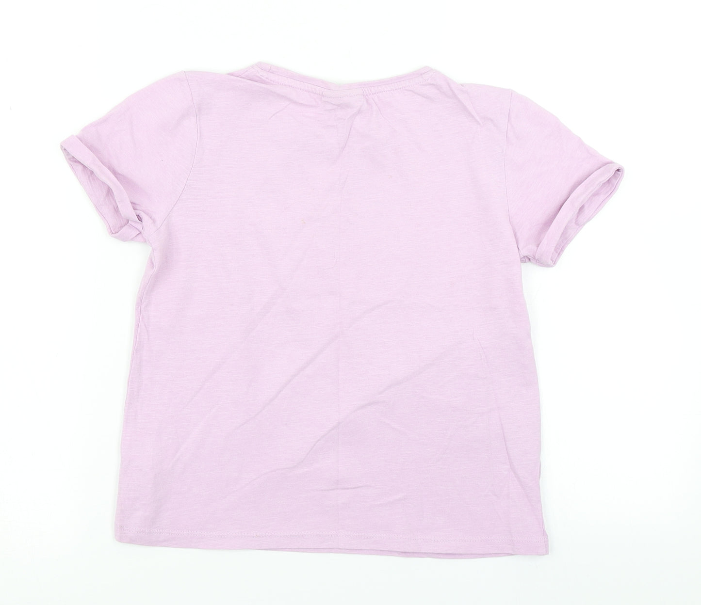 Matalan Girls Purple   Basic T-Shirt Size 9 Years