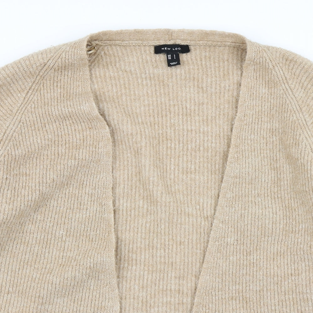 New Look Womens Brown  Knit Cardigan Jumper Size L