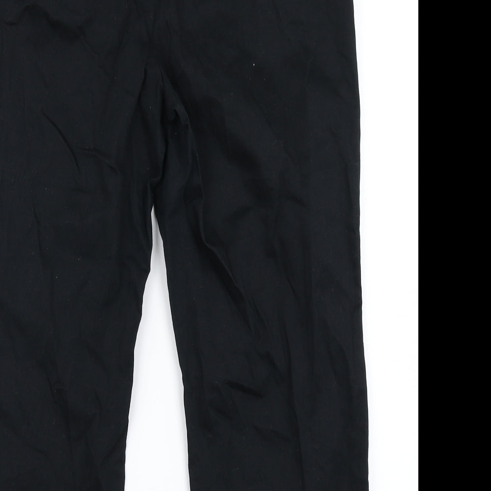TU Womens Black   Pedal Pusher Trousers Size 14 L20 in