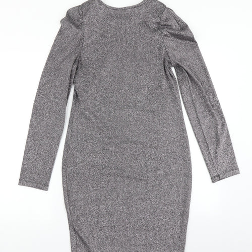 C Womens Silver   Bodycon  Size S