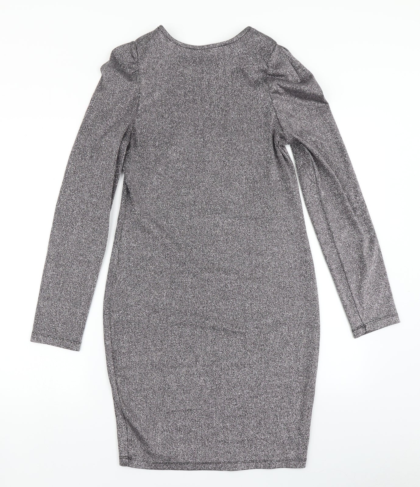 C Womens Silver   Bodycon  Size S