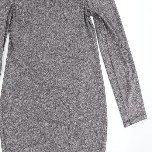 C Womens Silver   Bodycon  Size S