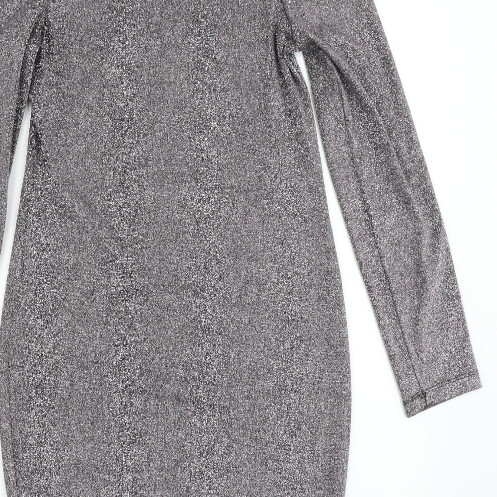 C Womens Silver   Bodycon  Size S