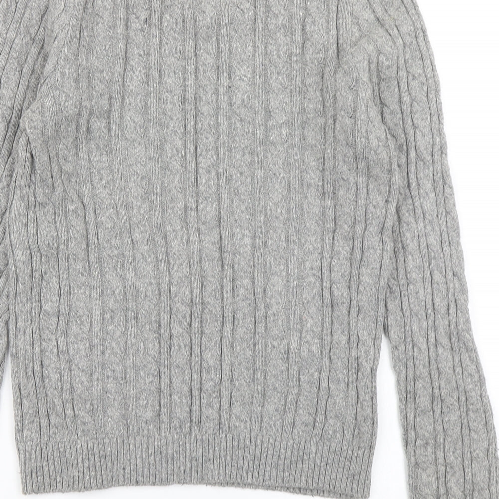 Abercrombie & Fitch Womens Grey  Knit Pullover Jumper Size M