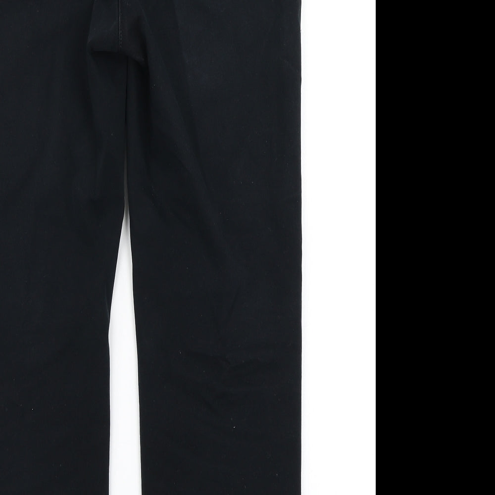 M&S Collection Womens Blue   Chino Trousers Size 10 L24 in