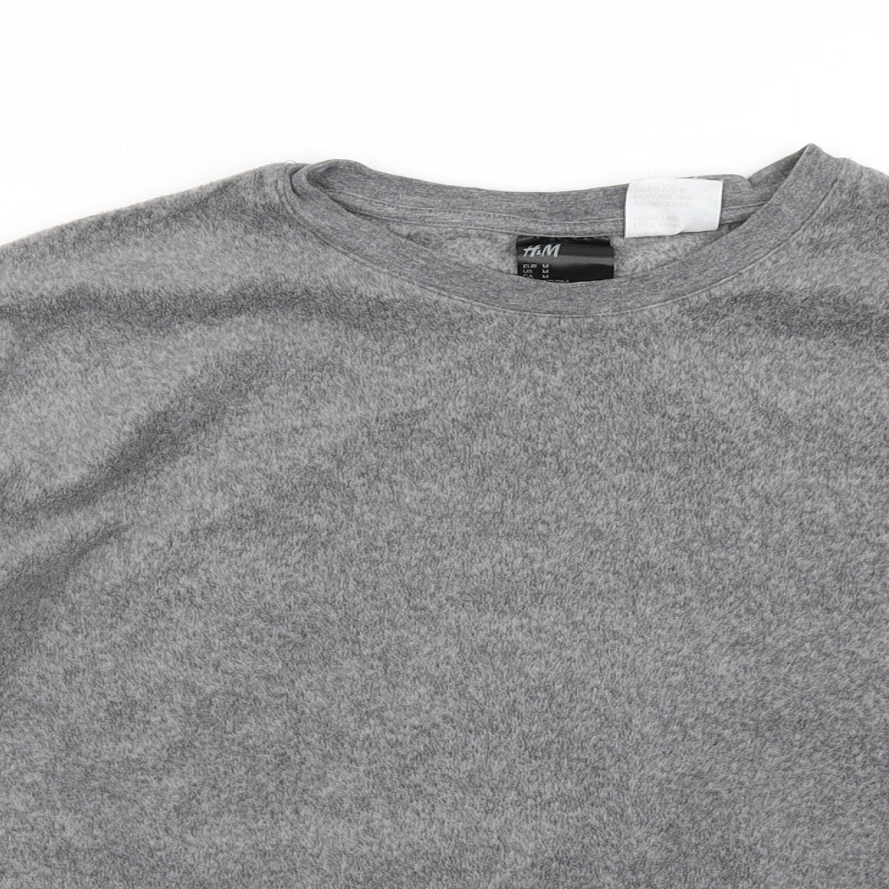 H&M Womens Grey   Pullover Sweatshirt Size M  - Cropped