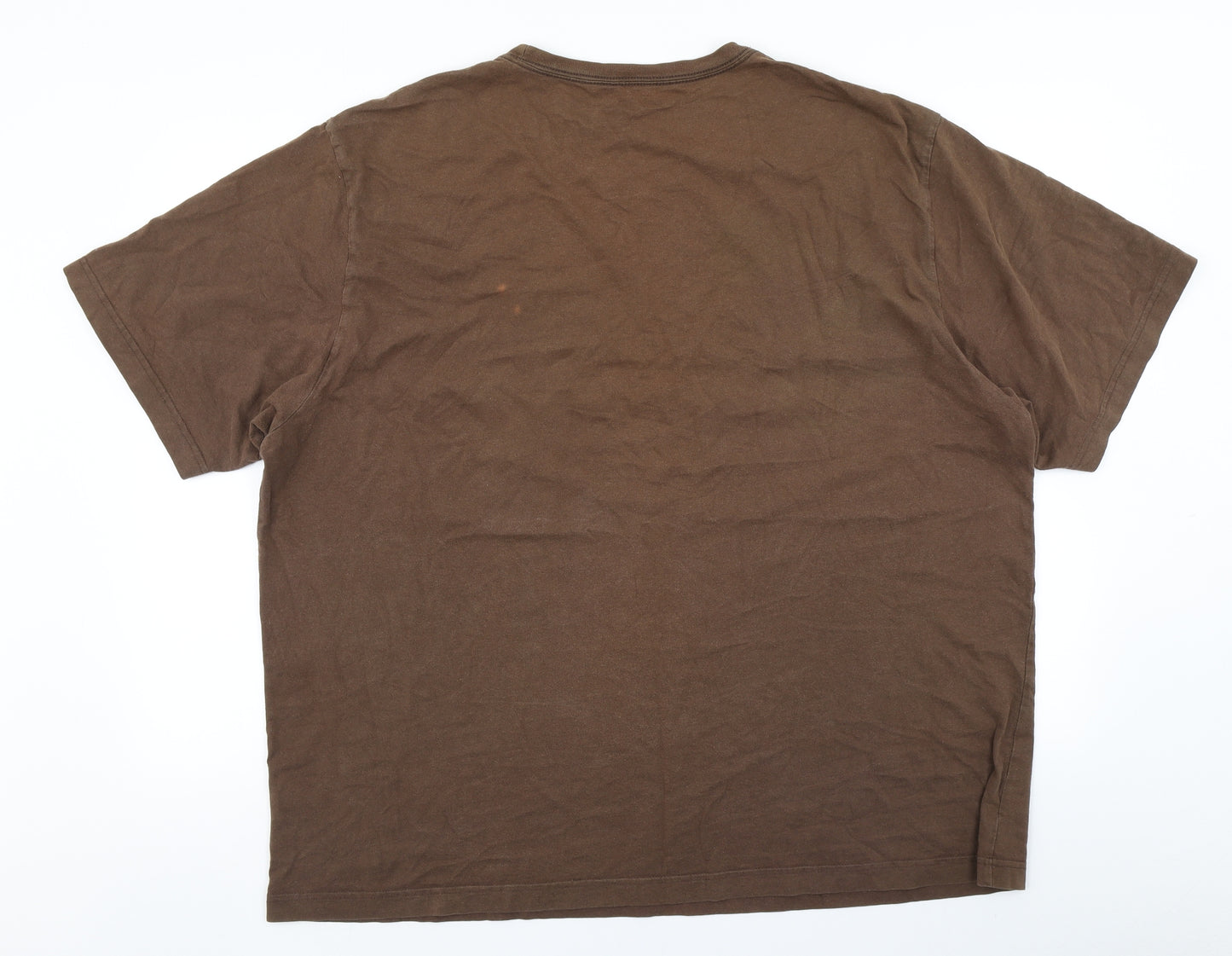 Timberland Mens Brown    T-Shirt Size 2XL