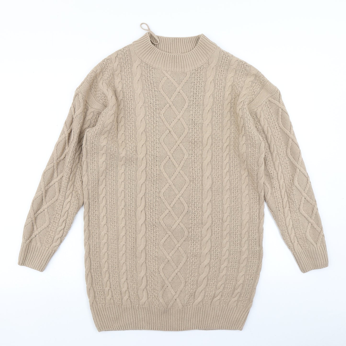 Pep & Co Womens Brown  Knit Jumper Dress  Size S