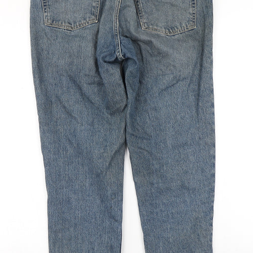 Topshop Womens Blue  Denim Mom Jeans Size 30 in L30 in