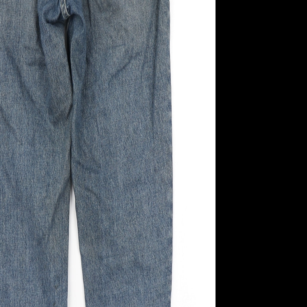 Topshop Womens Blue  Denim Mom Jeans Size 30 in L30 in