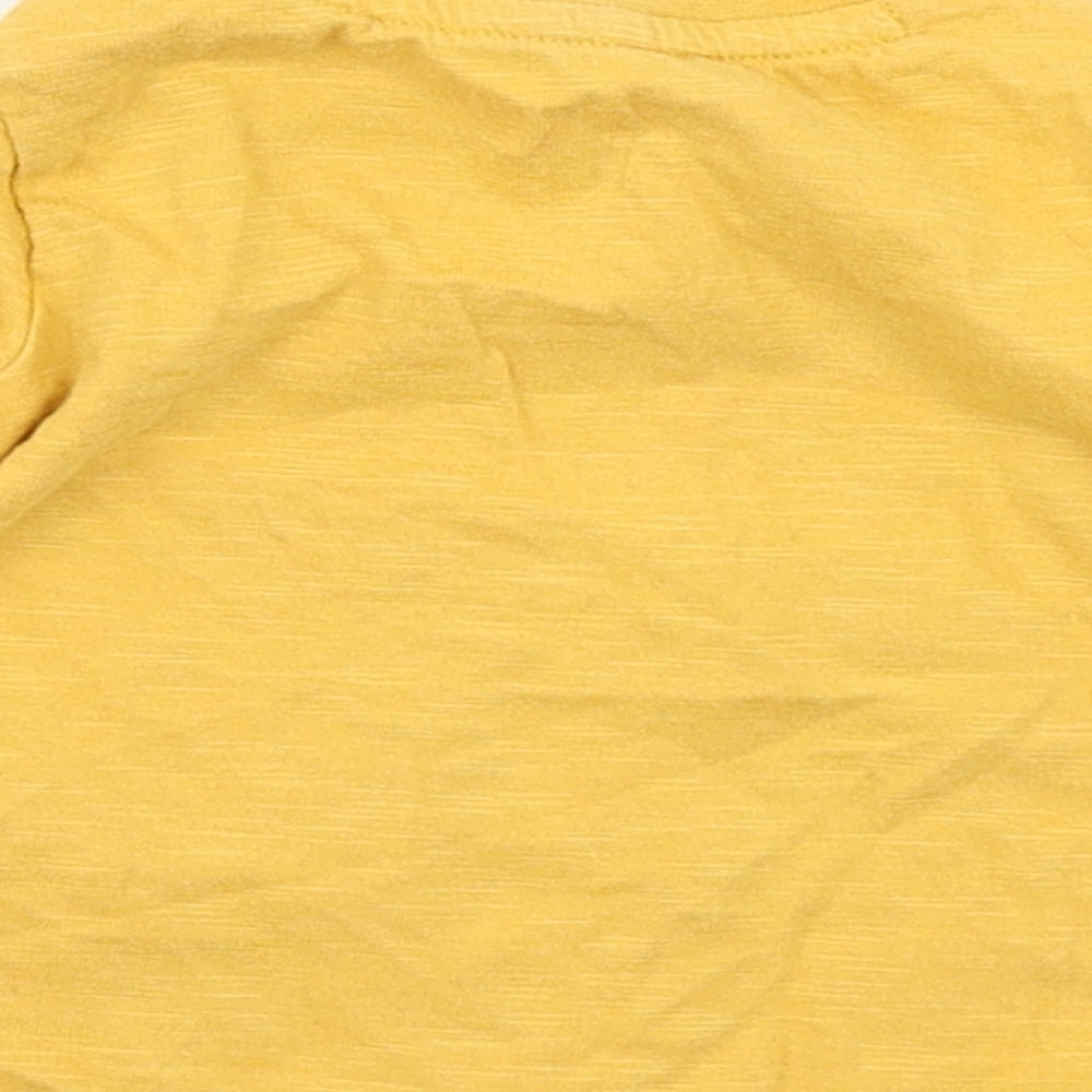 F&F Boys Yellow   Basic T-Shirt Size 0-3 Months