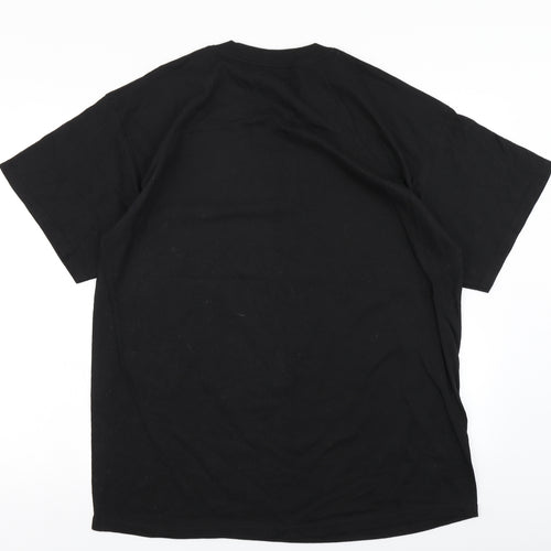 Jailbird Design Mens Black    T-Shirt Size XL