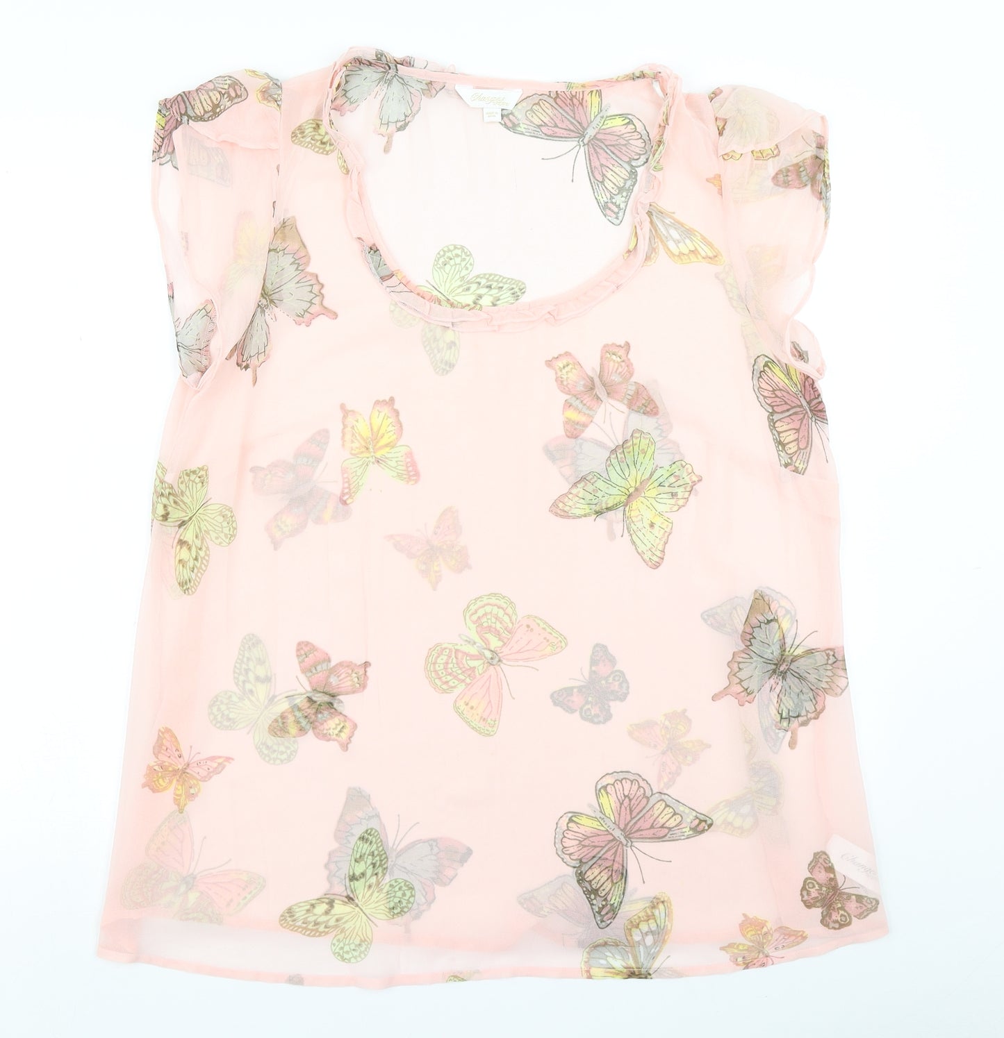 Changes Womens Pink   Basic Blouse Size 16