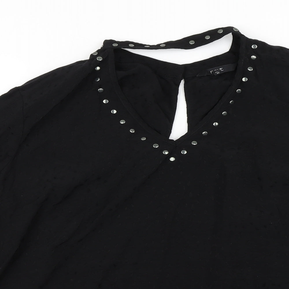 NEXT Womens Black   Basic Blouse Size 20