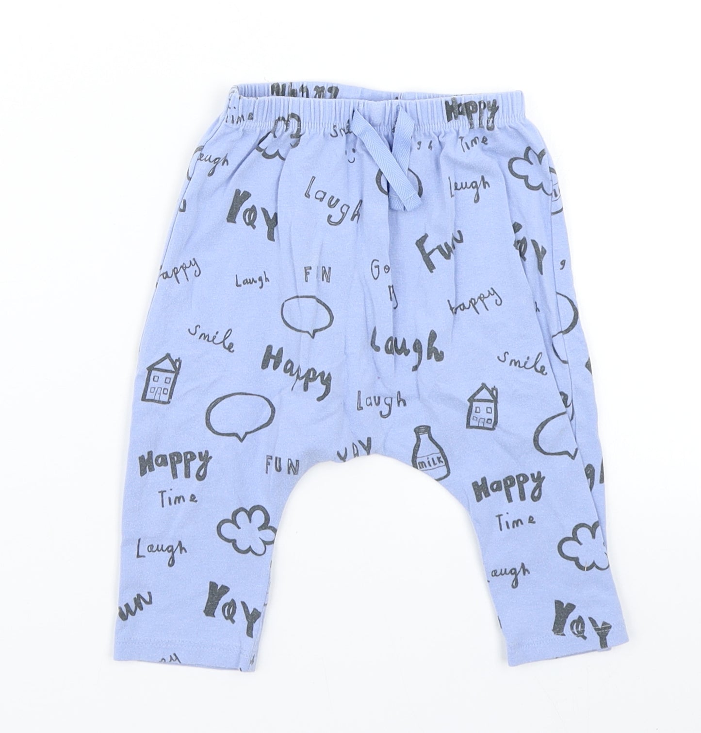 NEXT Boys Blue   Jogger Trousers Size 6-9 Months
