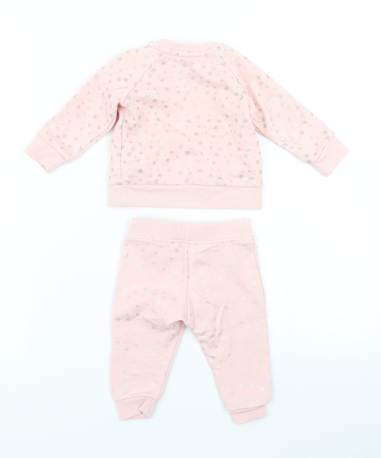 Primark Girls Pink Spotted  Trousers Set Outfit/Set Size 3-6 Months