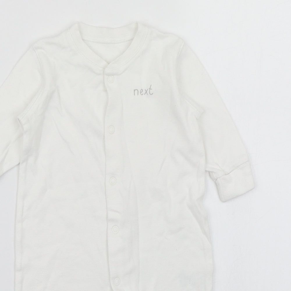 NEXT Baby White   Babygrow One-Piece Size 3-6 Months