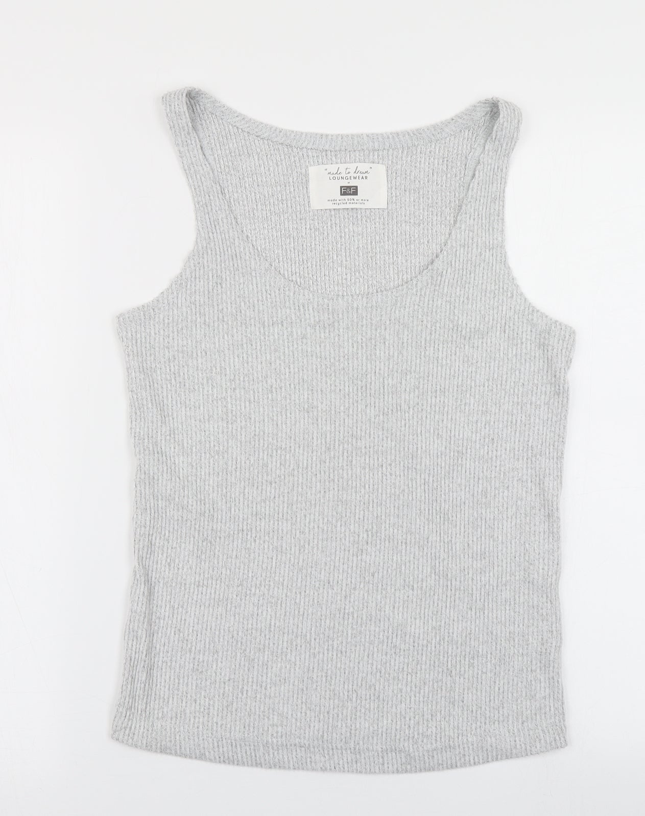 F&F Womens Grey   Basic Tank Size S
