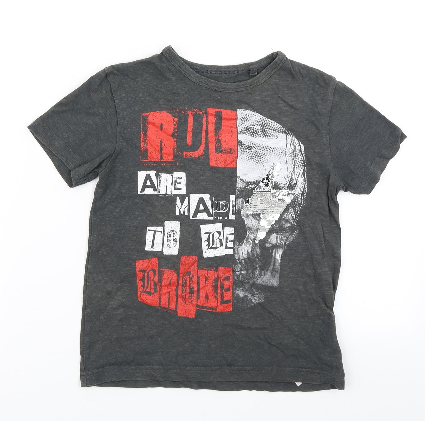 NEXT Boys Grey   Basic T-Shirt Size 6 Years