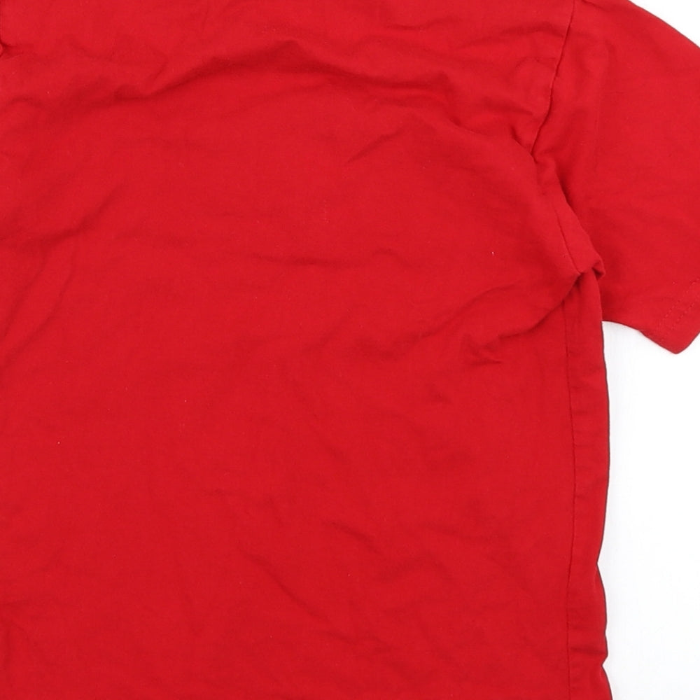 Kebs Boys Red   Basic T-Shirt Size 8 Years