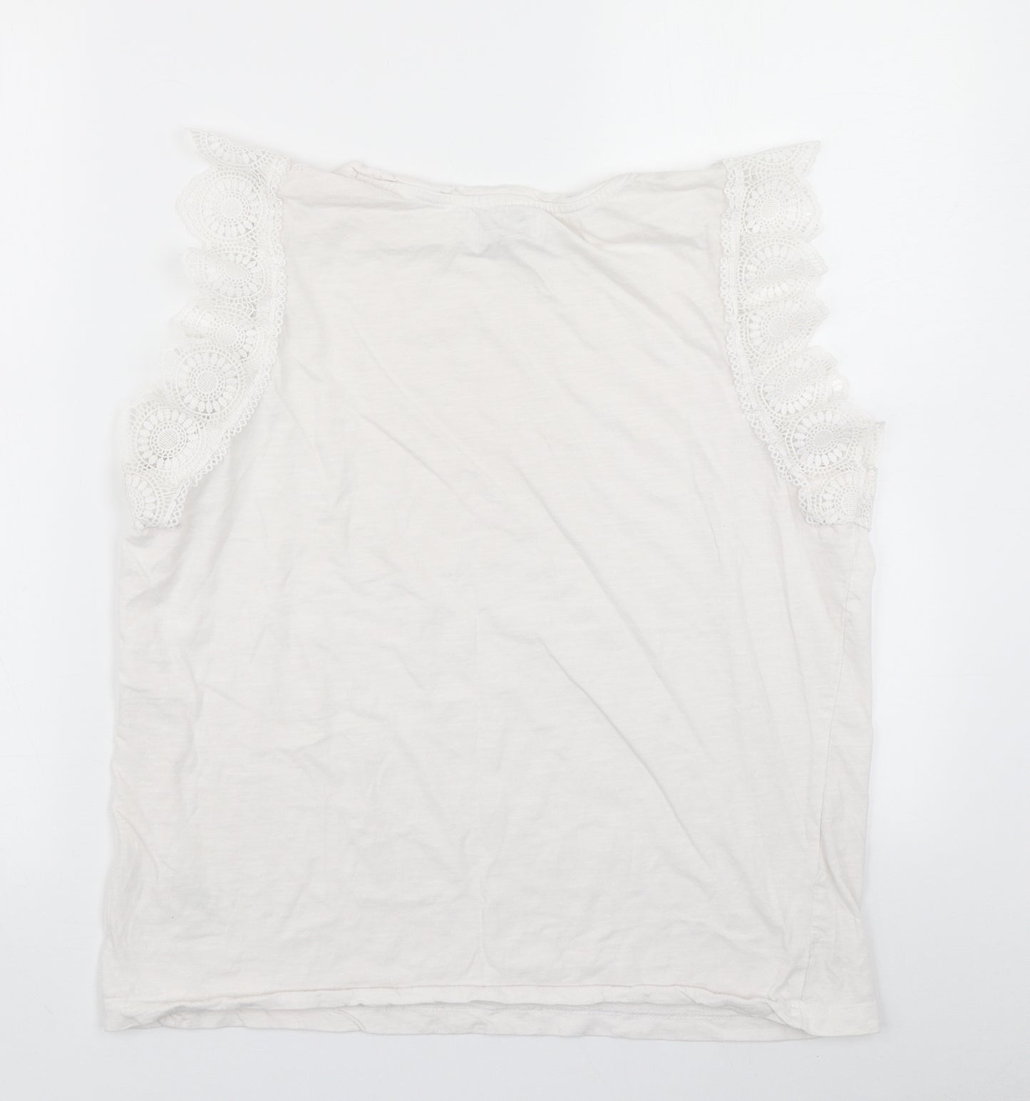 Papaya Womens White   Basic Tank Size 16