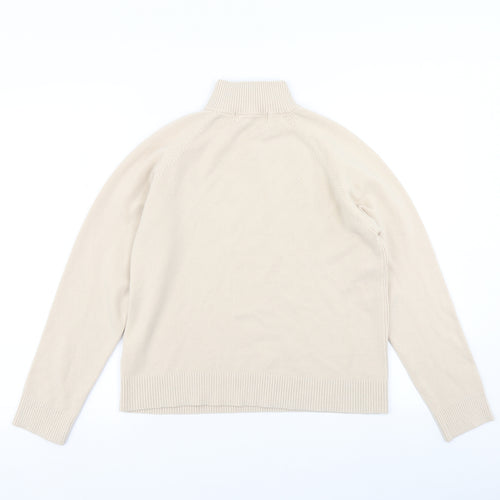 Pure & Natural Womens Beige  Knit Pullover Jumper Size 18