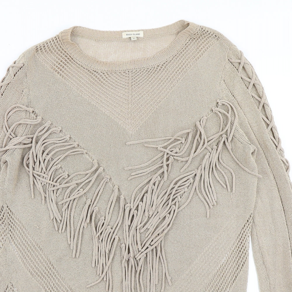 River Island Womens Brown   Pullover Jumper Size 8