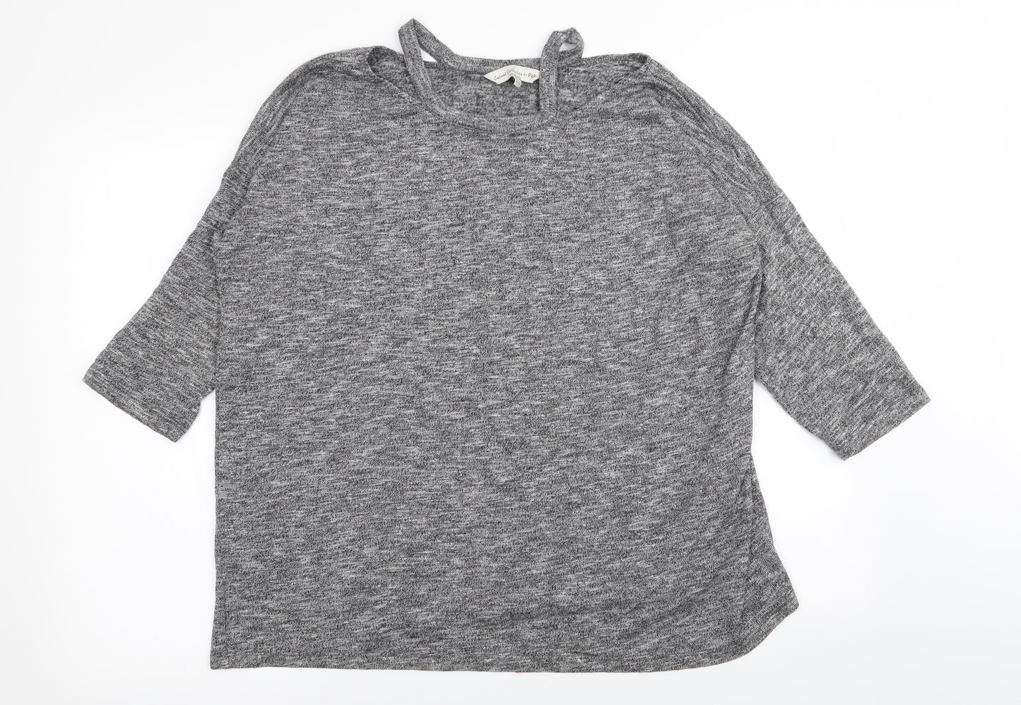 F&F Womens Grey   Basic T-Shirt Size 18